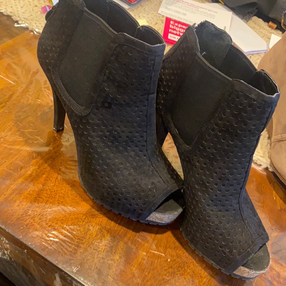 Black boot heels PRICE NEGOTIABLE
